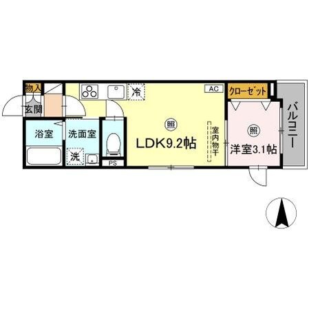 ジオ旭ケ丘の物件間取画像